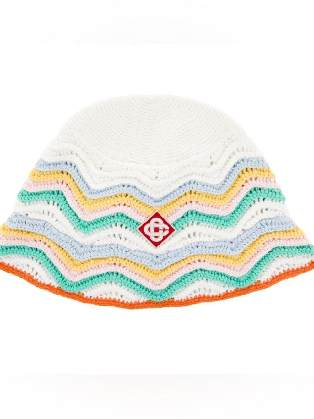Casablanca Crochet Hat knit multi NWT